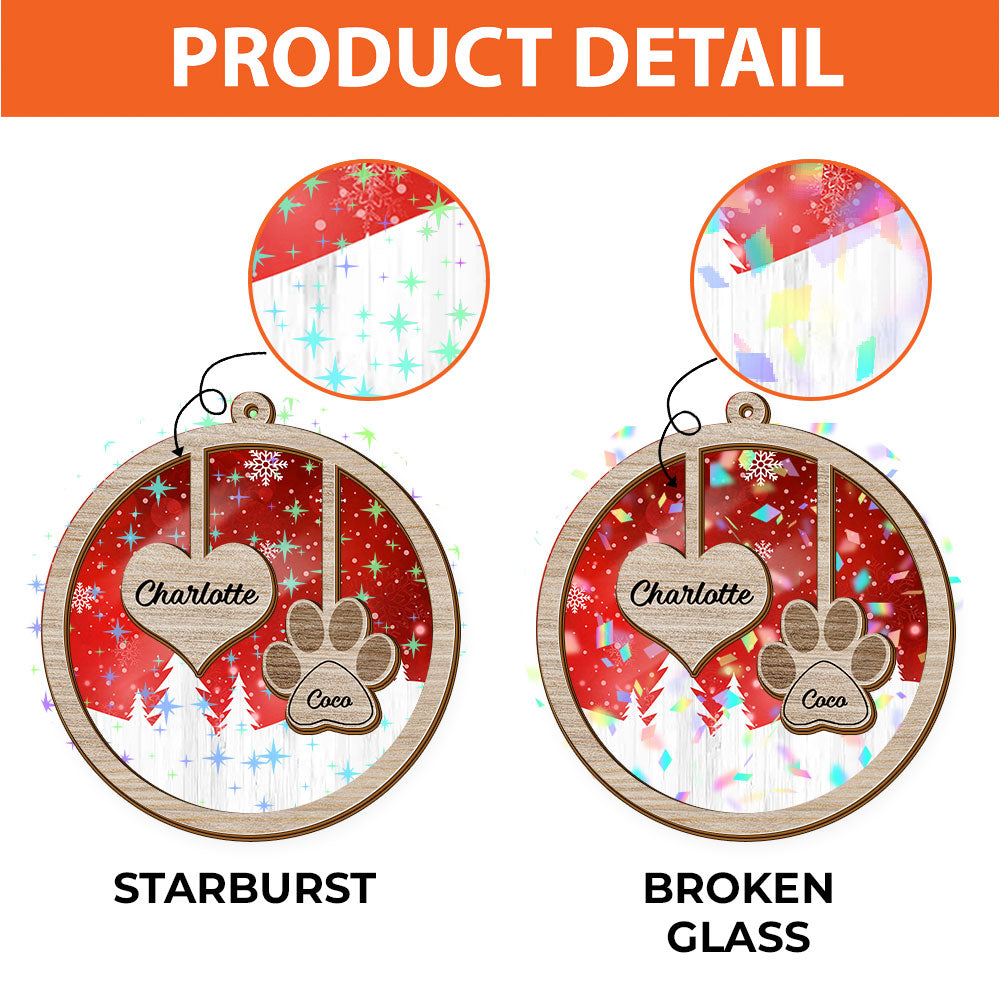Family Ornament Ornament 2-layered - Custom Shape Hologram Ornament