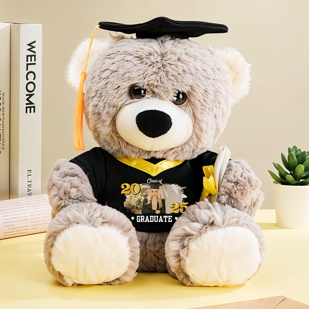 Class Of 2025 Graduate - Personalized Graduation Teddy Bear β Custom Gift For 2025 Graduates