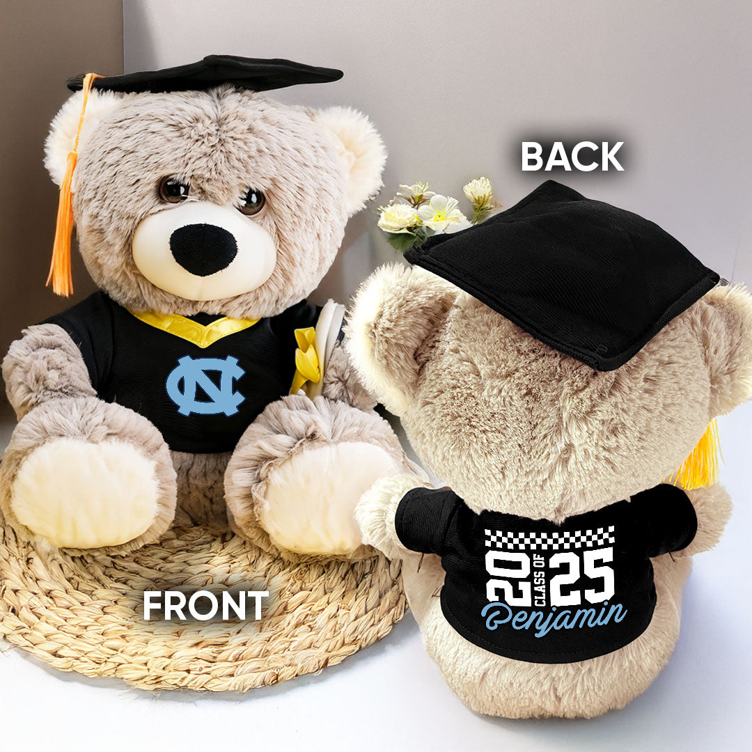 Class Of 2025 - Personalized Graduation Teddy Bear β Custom Gift For 2025 Graduates