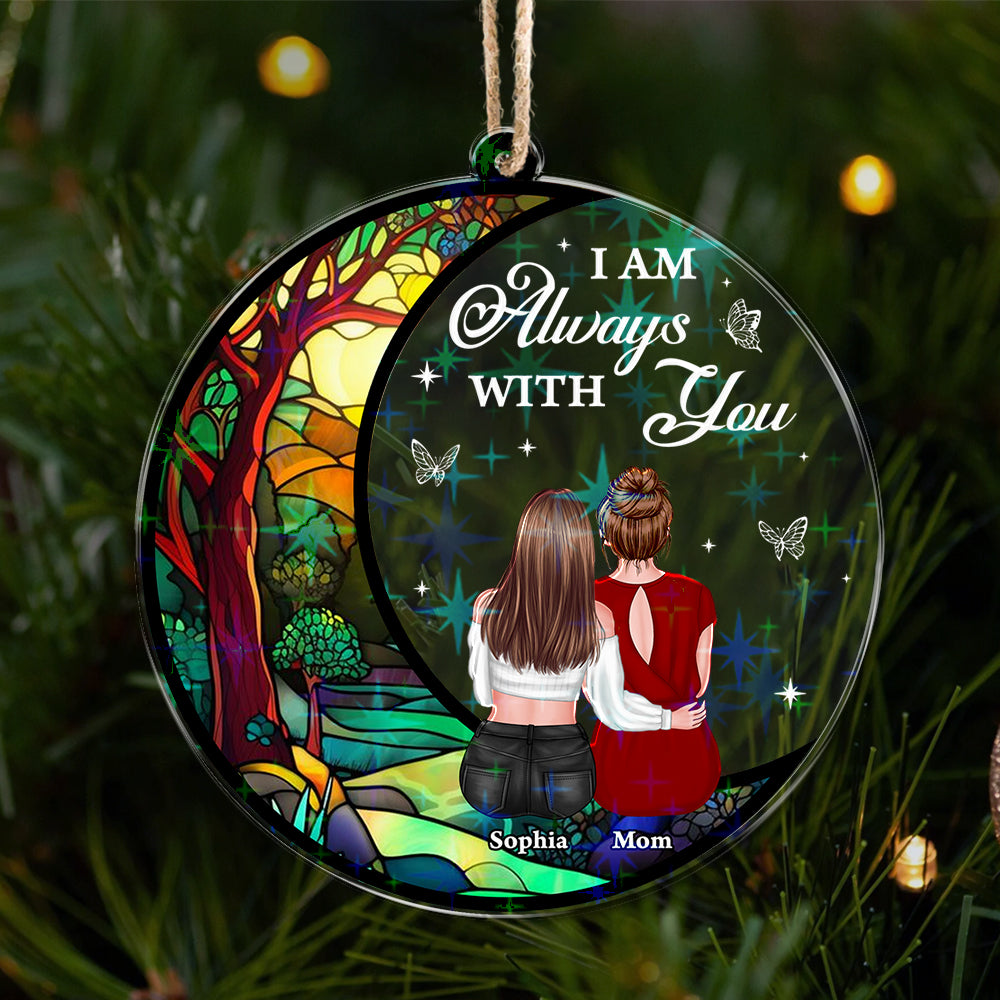 Always With You Personalized Ornament - Custom Shape Hologram Ornament