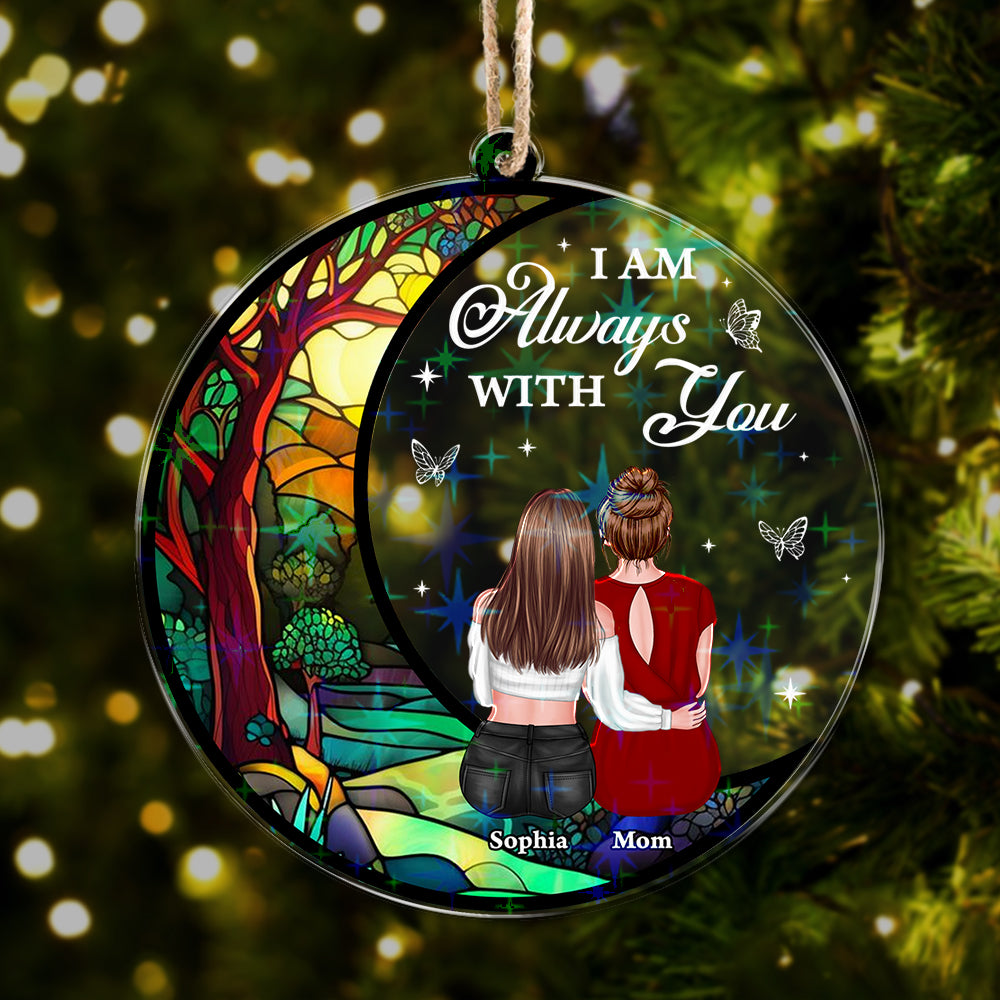 Always With You Personalized Ornament - Custom Shape Hologram Ornament