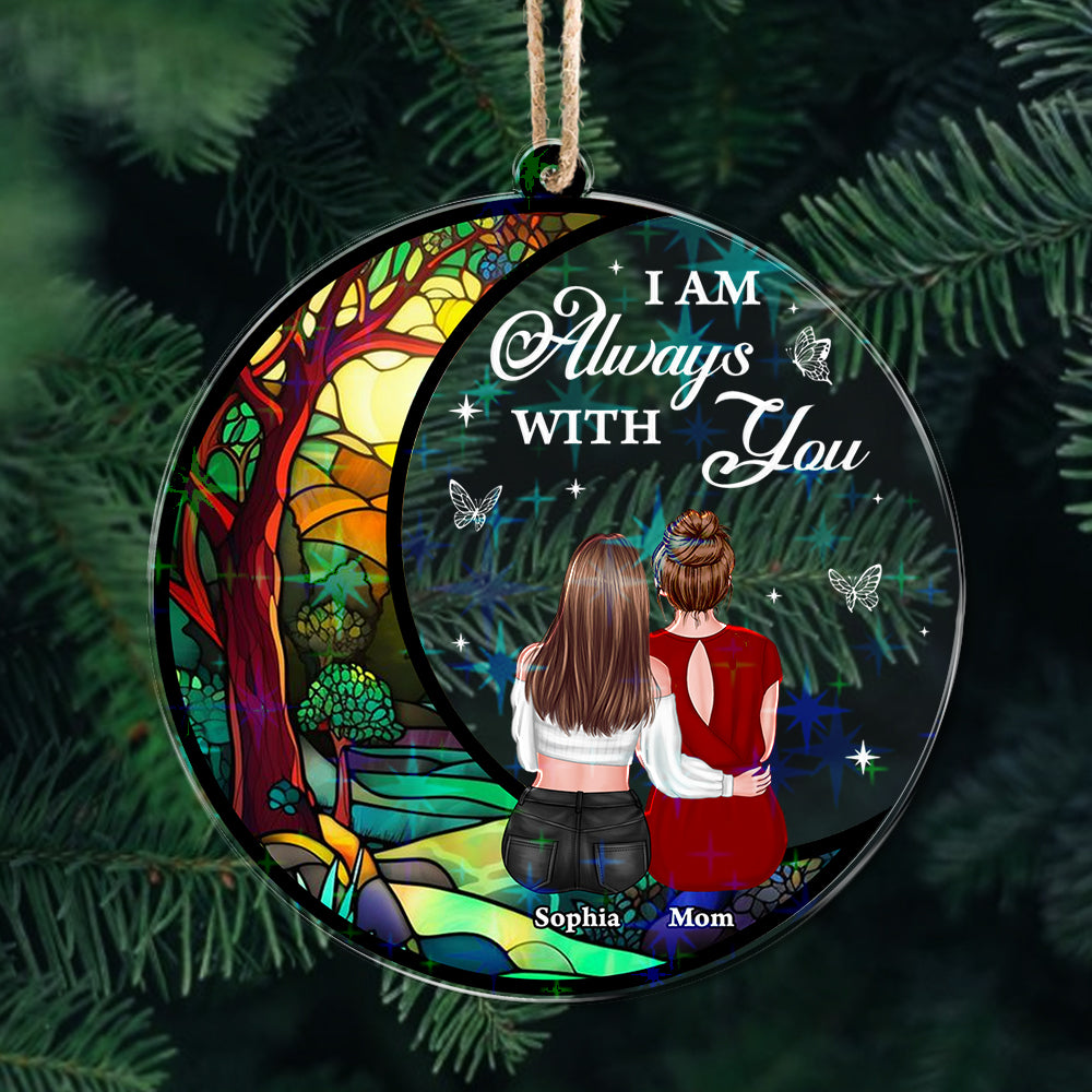 Always With You Personalized Ornament - Custom Shape Hologram Ornament