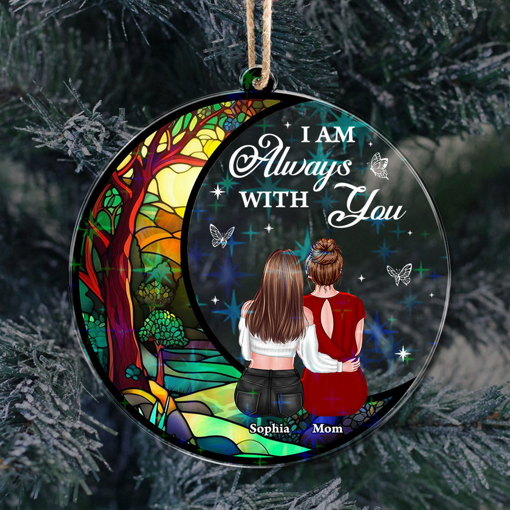 Always With You Personalized Ornament - Custom Shape Hologram Ornament