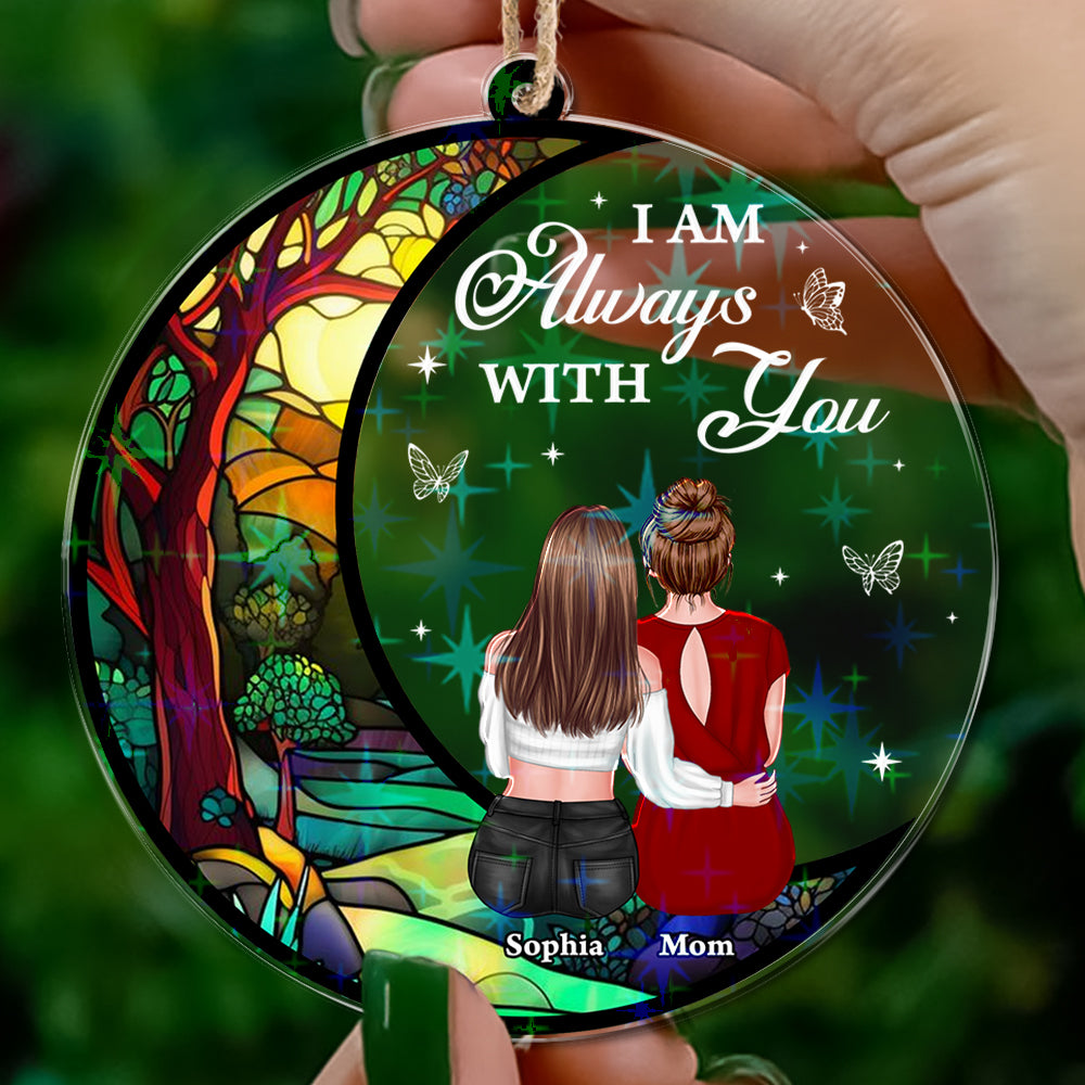 Always With You Personalized Ornament - Custom Shape Hologram Ornament