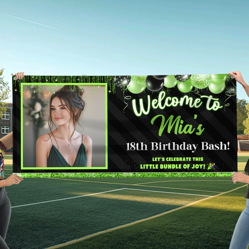 Personalized Birthday Party Banner – Happy Birthday Sign For Party
