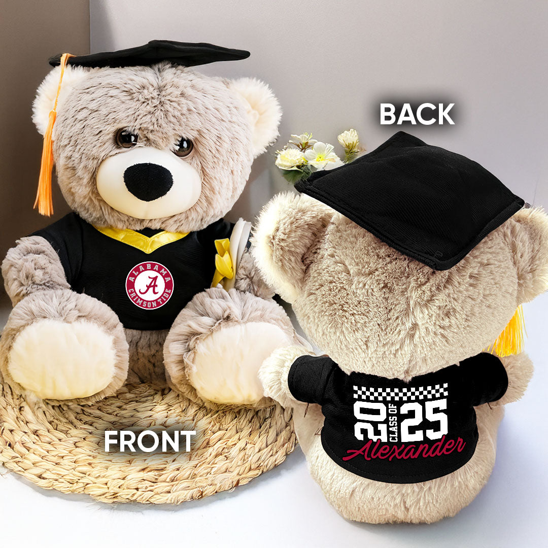 Class Of 2025 - Personalized Graduation Teddy Bear β Custom Gift For 2025 Graduates