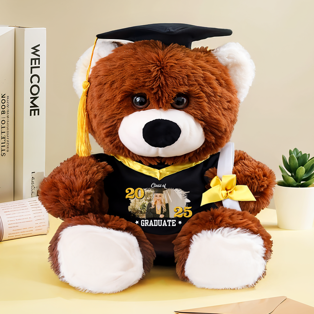 Class Of 2025 Graduate - Personalized Graduation Teddy Bear β Custom Gift For 2025 Graduates