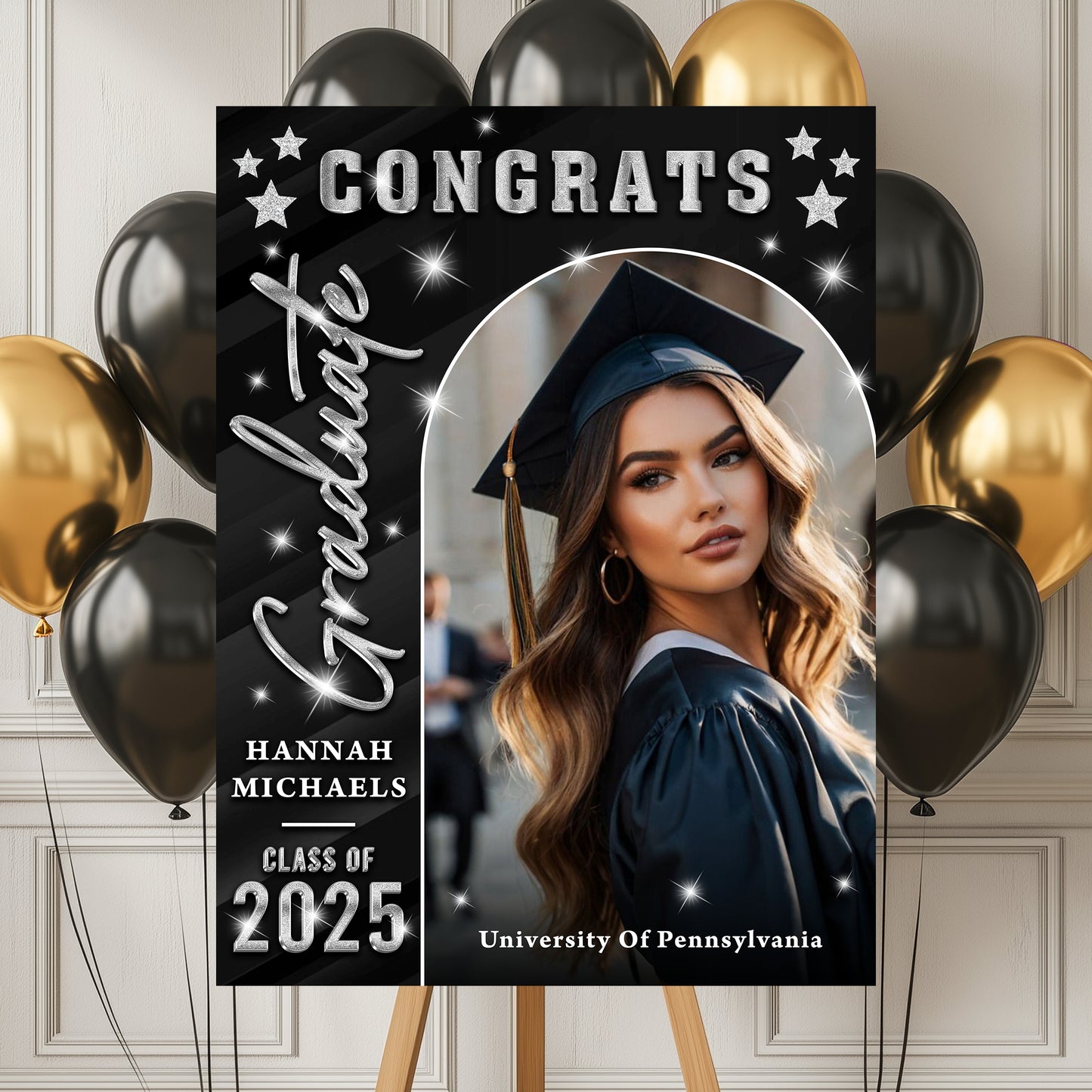 Congrats Graduate Class of 2025 β Personalized Welcome Sign For An Unforgettable Celebration