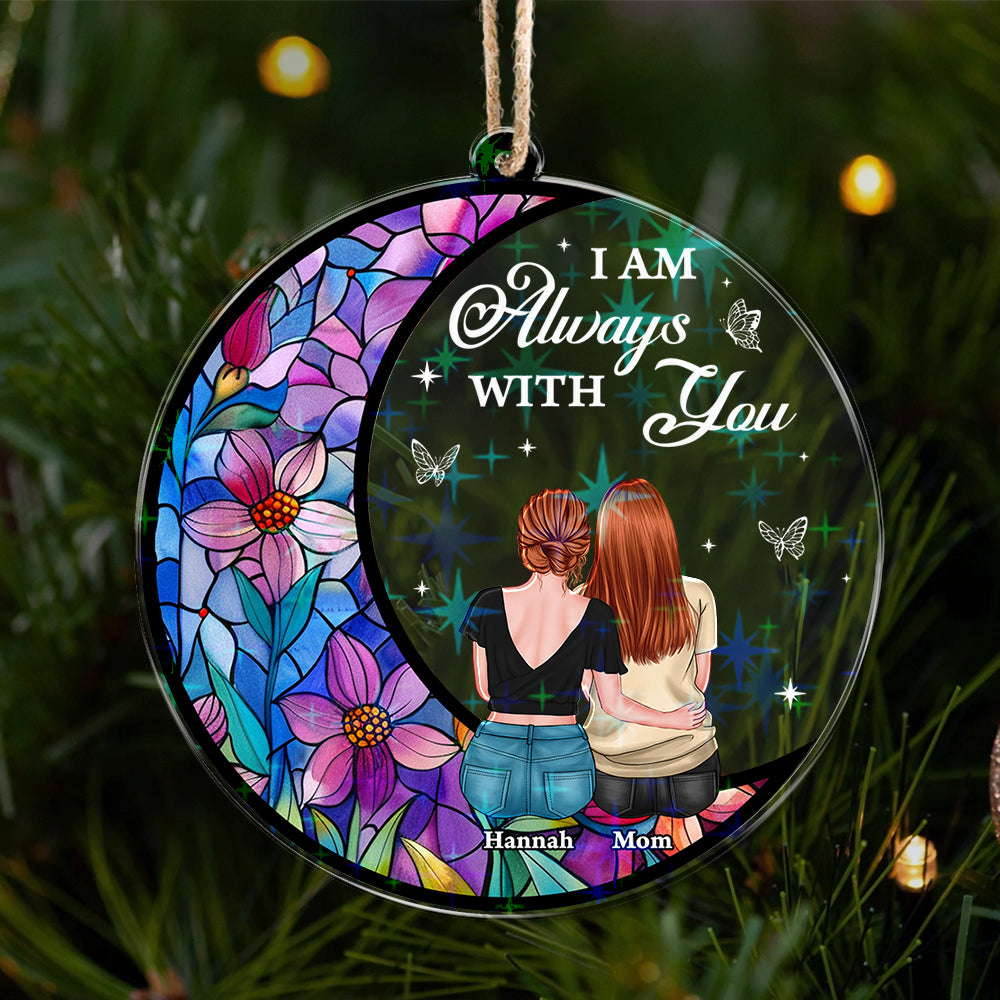 Always With You Personalized Ornament - Custom Shape Hologram Ornament