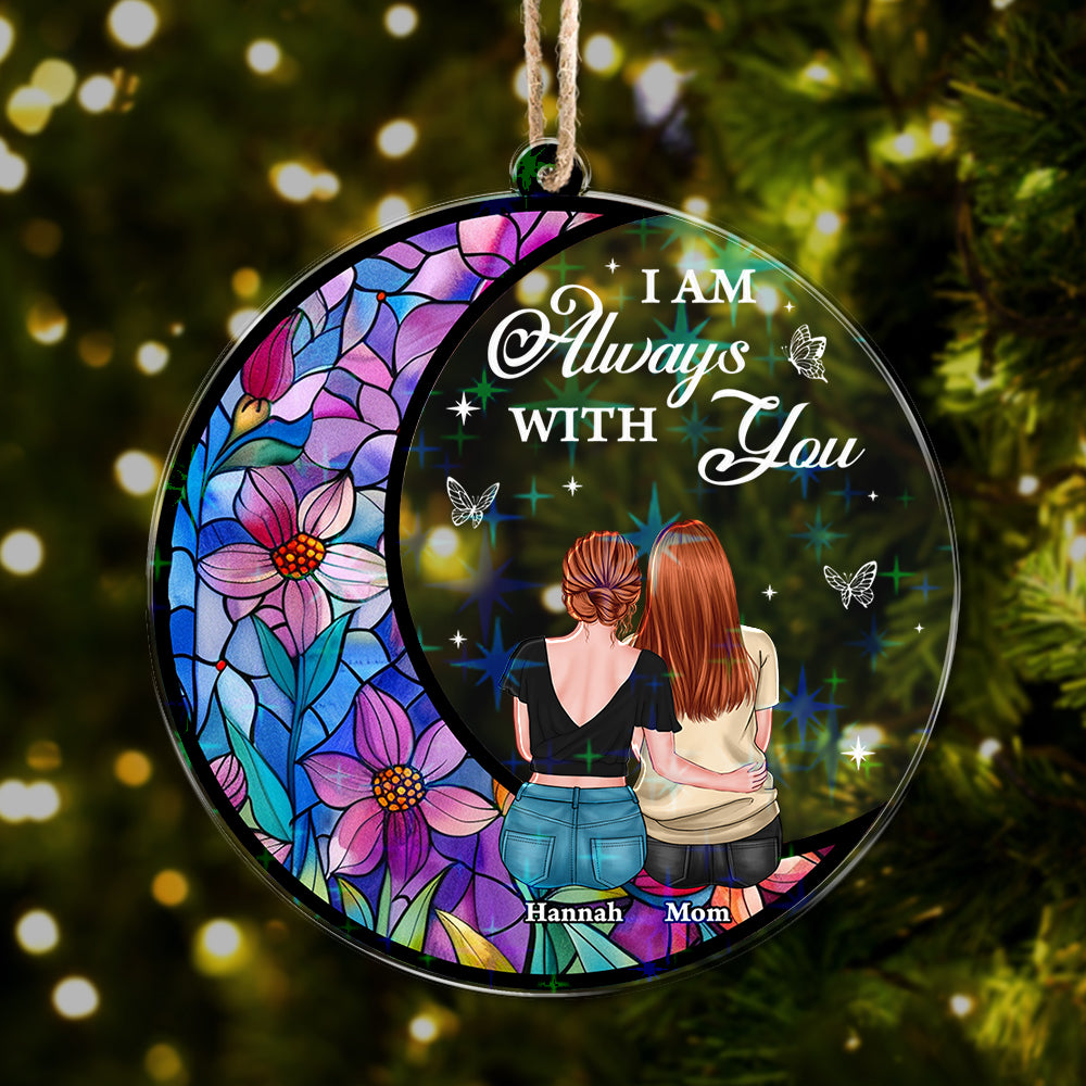 Always With You Personalized Ornament - Custom Shape Hologram Ornament