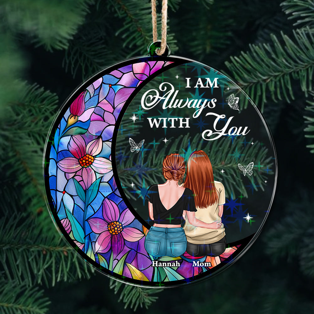 Always With You Personalized Ornament - Custom Shape Hologram Ornament