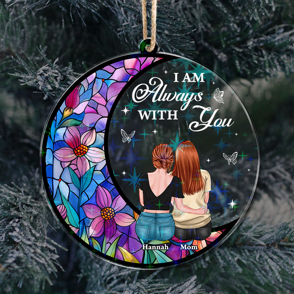 Always With You Personalized Ornament - Custom Shape Hologram Ornament