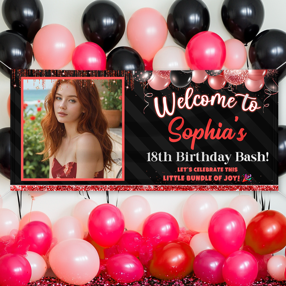 Personalized Birthday Party Banner – Happy Birthday Sign For Party