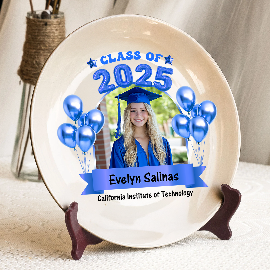 Class Of 2015 Personalized Ceramic Plate