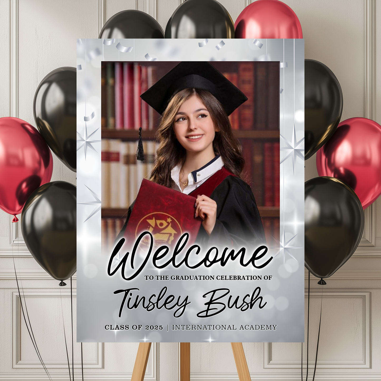 Personalized Grad Welcome Sign β Perfect Party Decoration