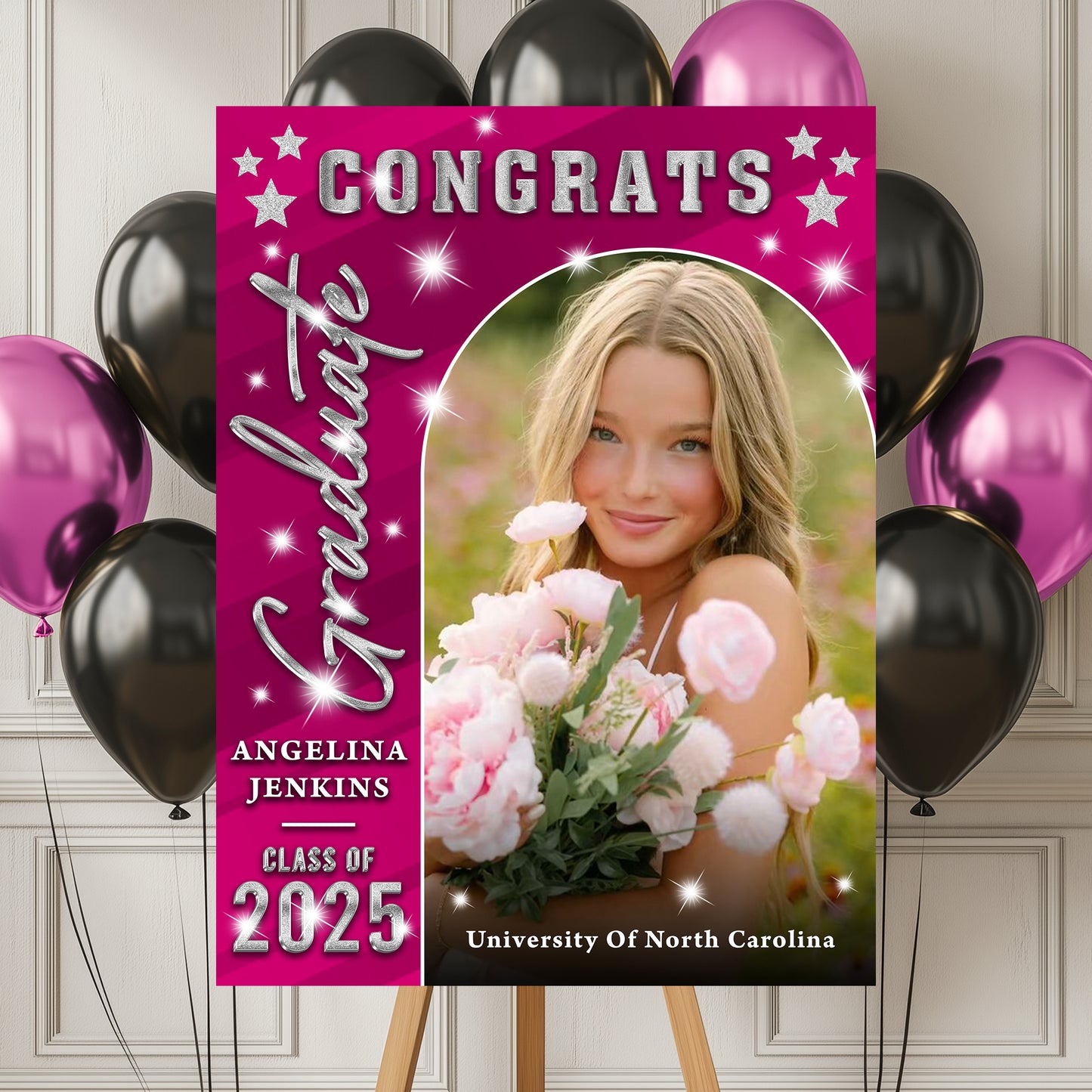 Congrats Graduate Class of 2025 β Personalized Welcome Sign For An Unforgettable Celebration