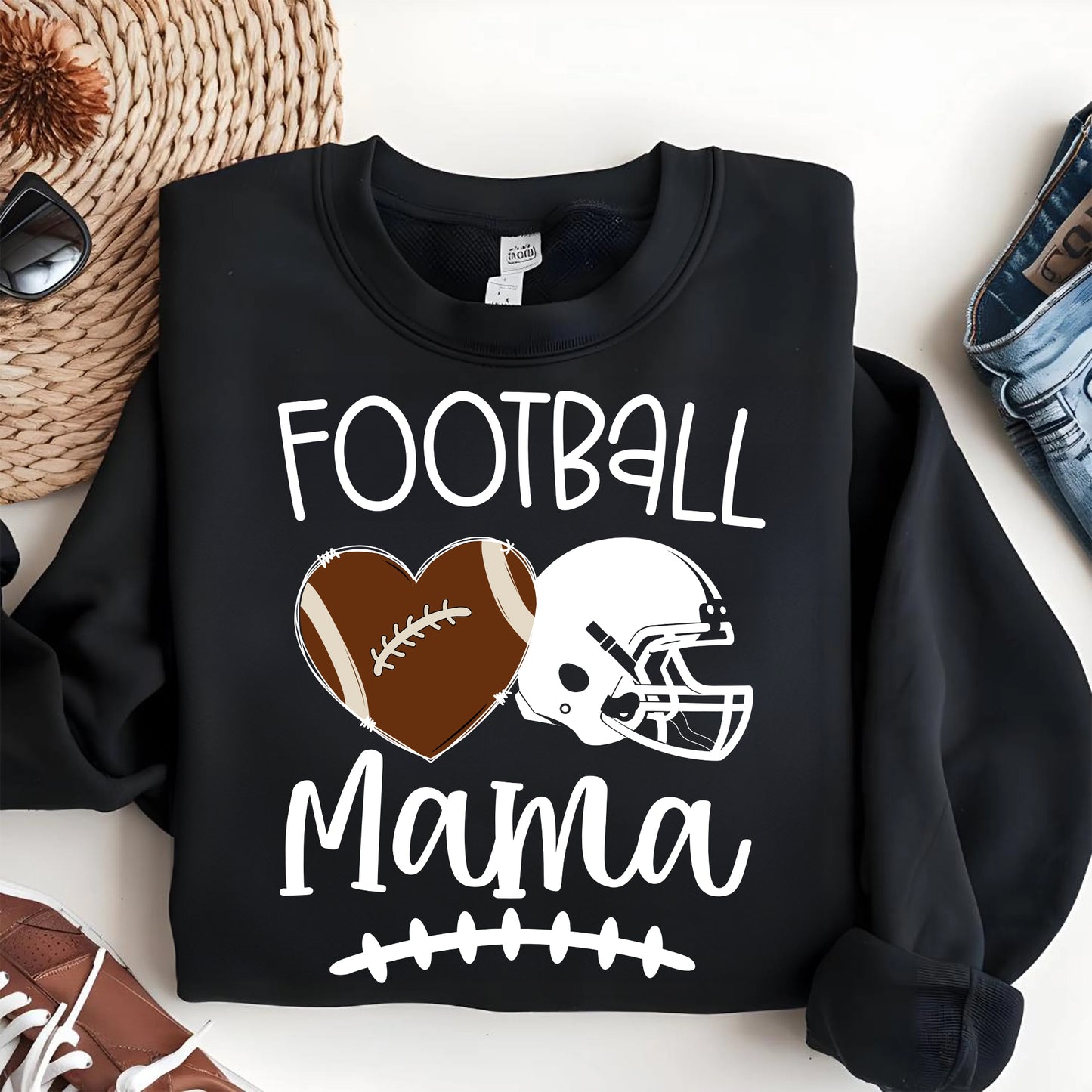 Football Grandma Mama Shirt - Personalized Shirt Custom T-shirt