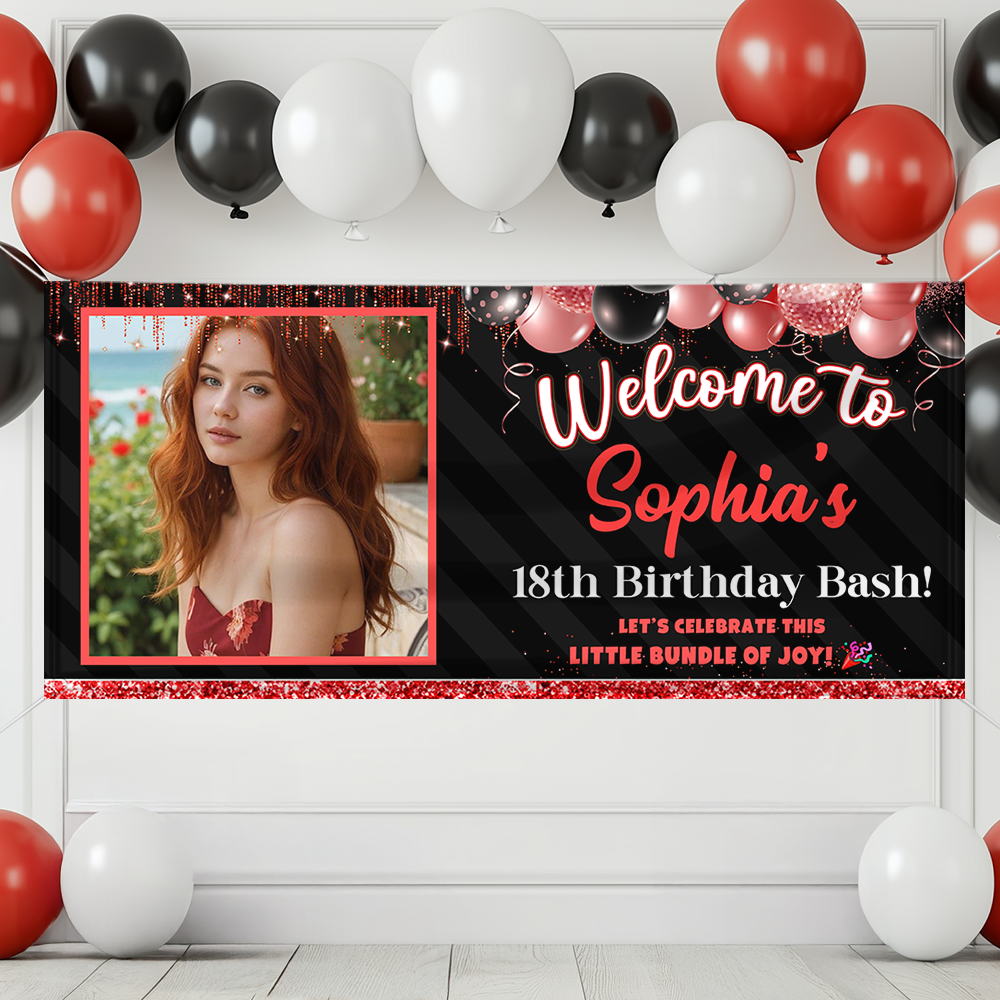 Personalized Birthday Party Banner – Happy Birthday Sign For Party