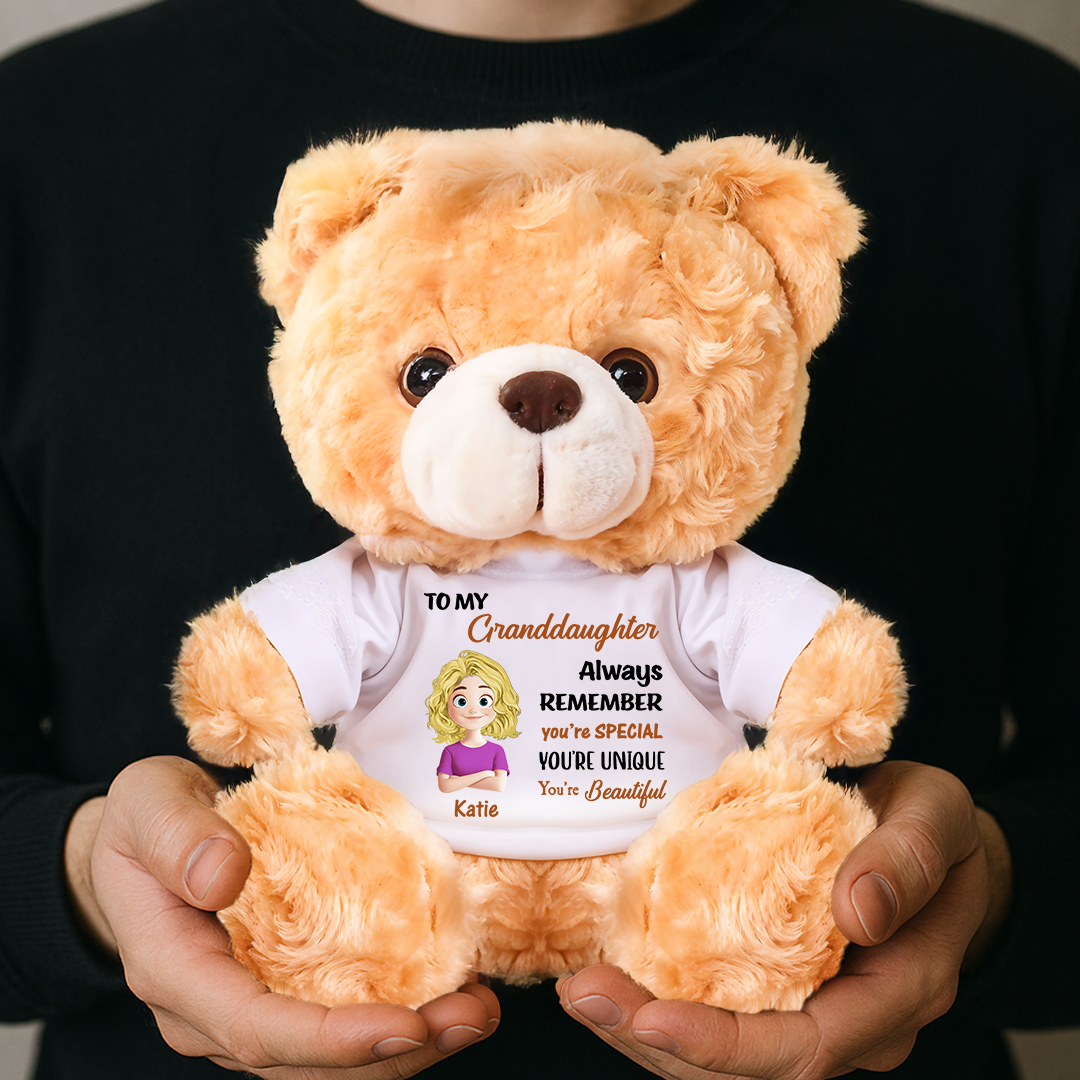 Family Gift - Personalized Bear Plush - Custom Name and Appearance Teddy Bear