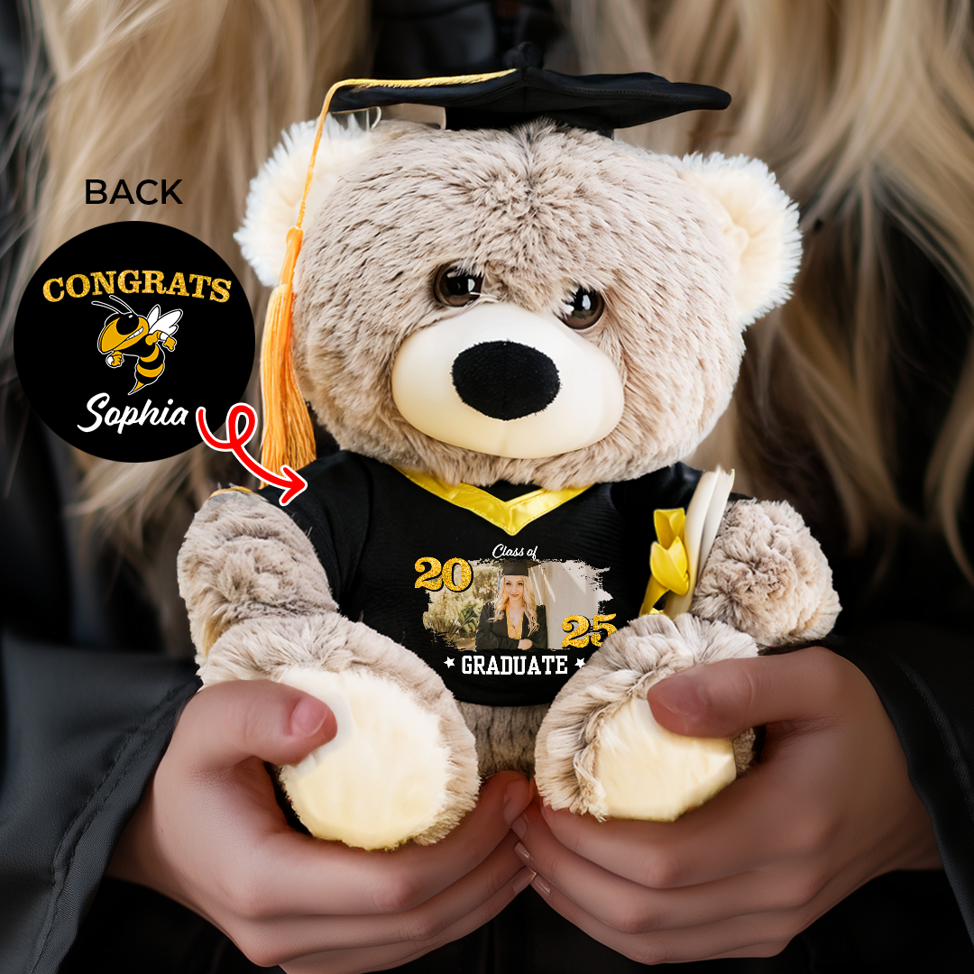 Class Of 2025 Graduate - Personalized Graduation Teddy Bear β Custom Gift For 2025 Graduates