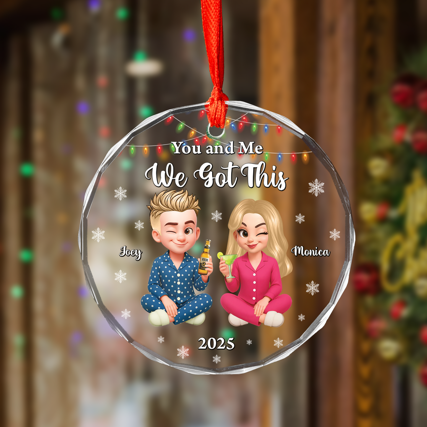 We Got This - Custom Name and Appearance - Personalized Custom Glass Ornament