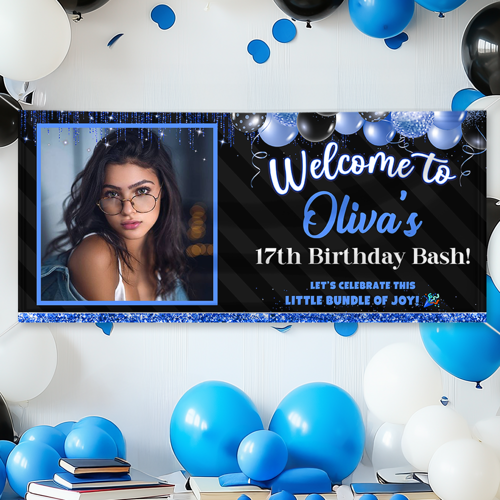 Personalized Birthday Party Banner – Happy Birthday Sign For Party