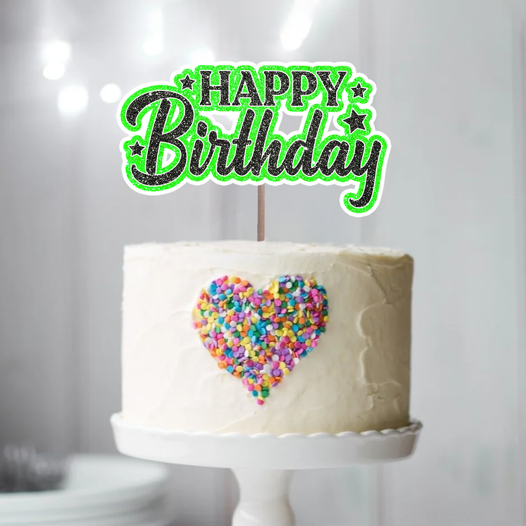 Happy Birthday Face Photo - Custom Birthday Party Face Cupcake Toppers, Birthday Decorations, Physical Product