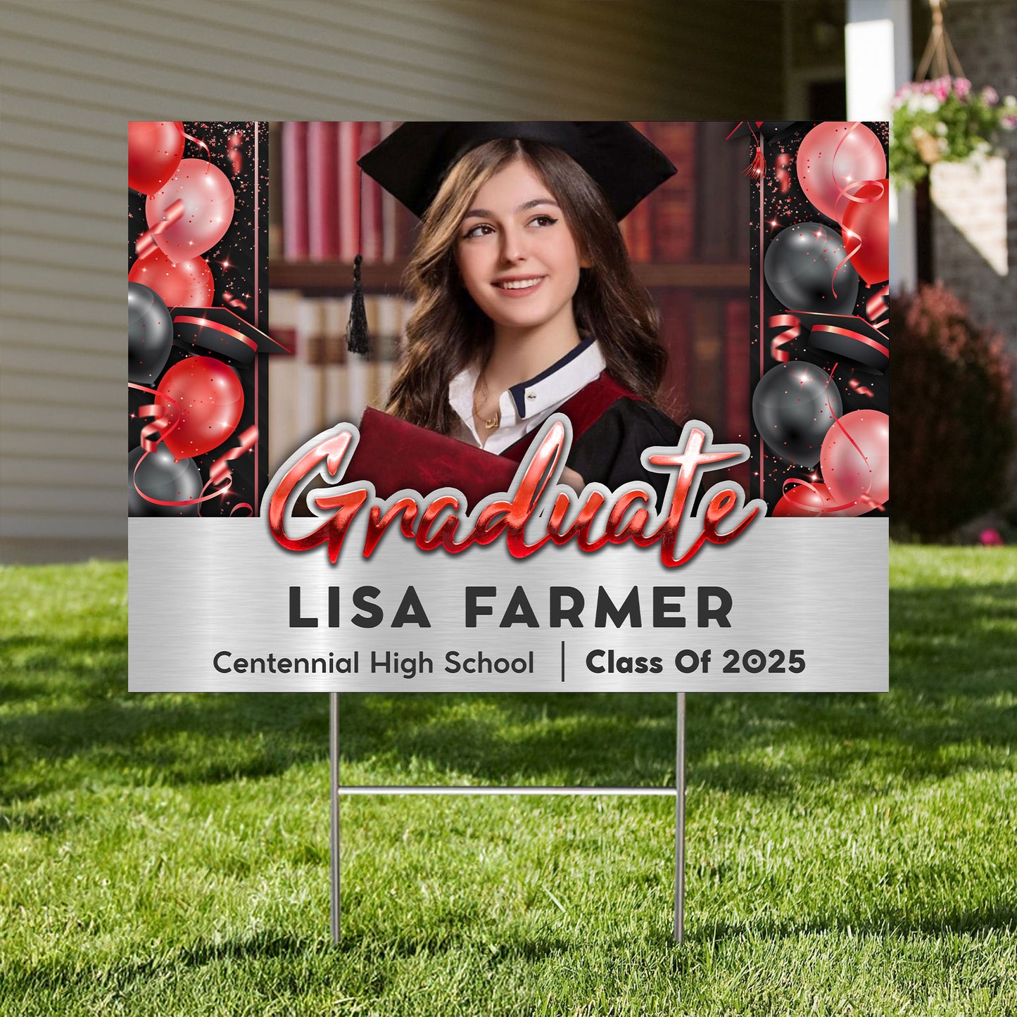 Graduate Class Of 2025 Lawn Sign Personalized Graduation Lawn Sign, Graduation Gift, , Graduation Decor
