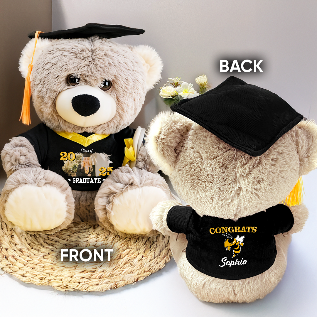Class Of 2025 Graduate - Personalized Graduation Teddy Bear β Custom Gift For 2025 Graduates