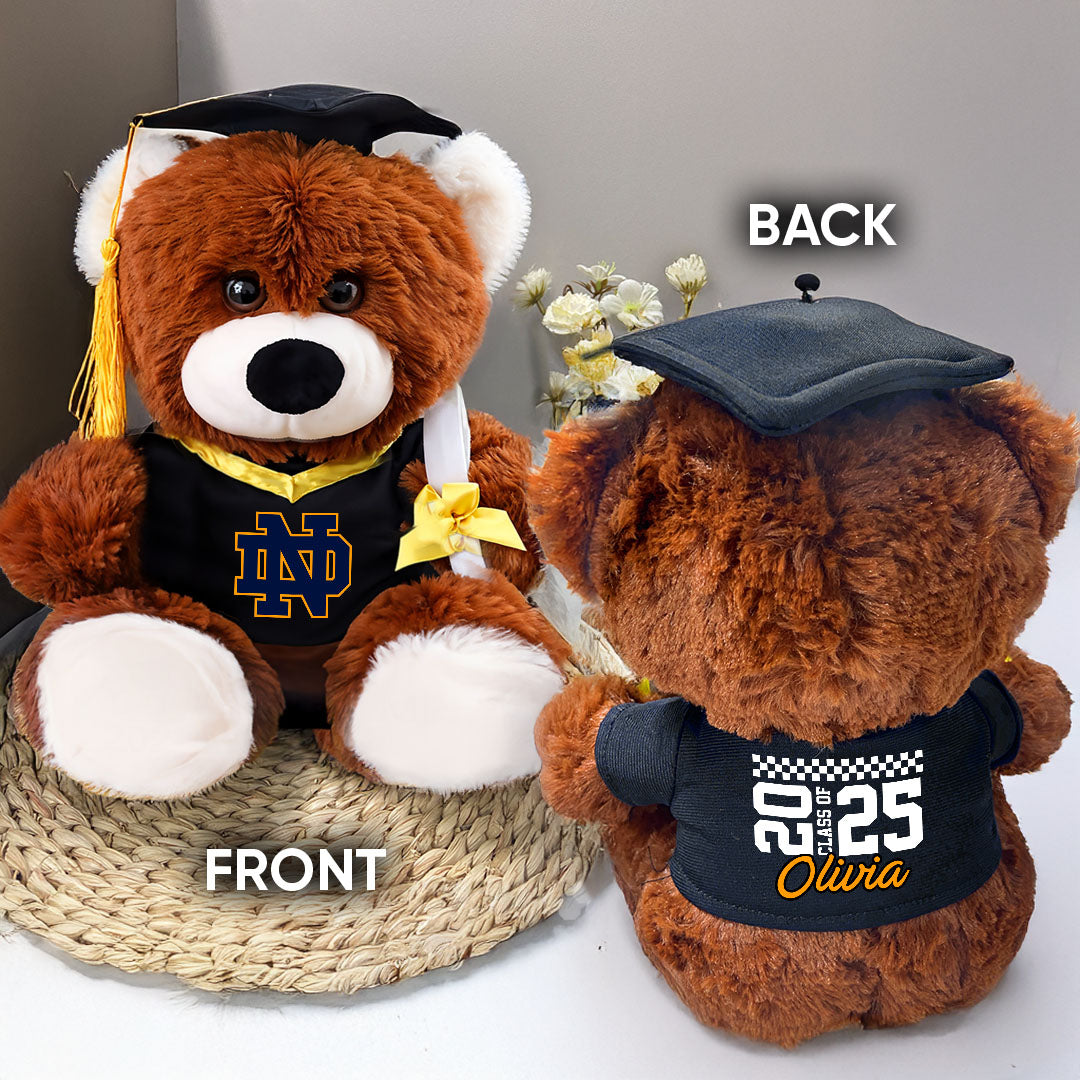 Class Of 2025 - Personalized Graduation Teddy Bear β Custom Gift For 2025 Graduates