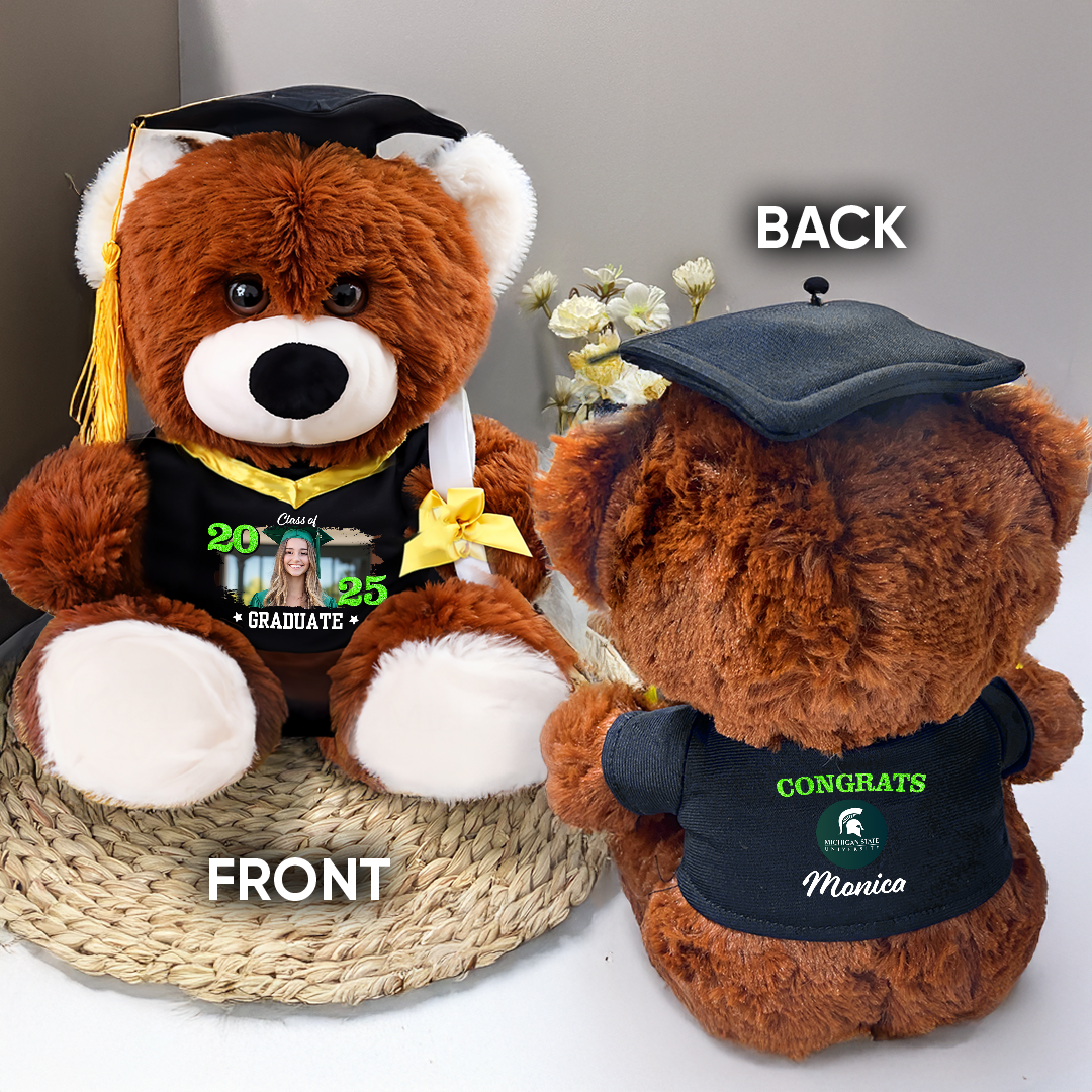 Class Of 2025 Graduate - Personalized Graduation Teddy Bear β Custom Gift For 2025 Graduates