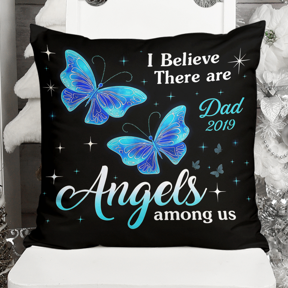 Custom Photo Pillow - Memorial Personalized Custom Pillow - Sympathy Gift For Family Members