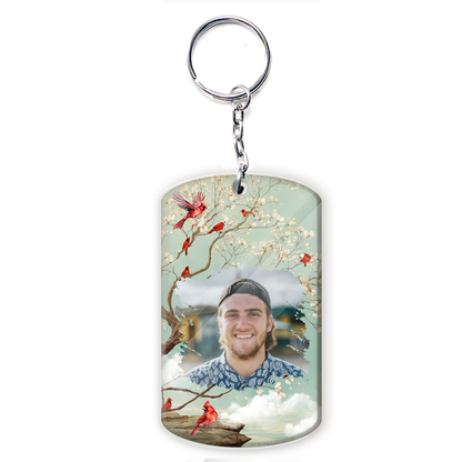 Custom Photo I'll Carry You Personalized Keychain - Memorial Gift For Family