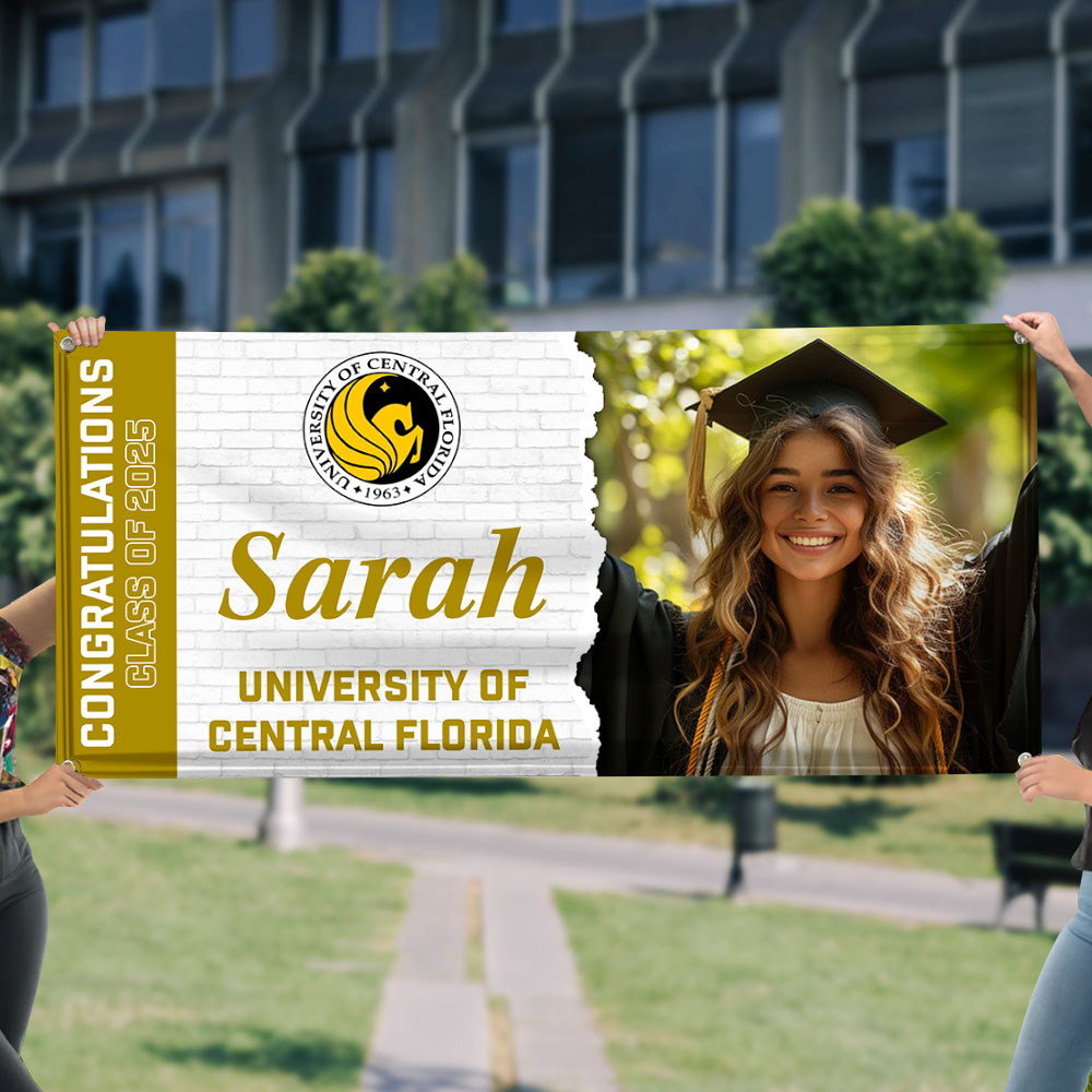 Congrats Grad Graduation Banner – Class of 2025 Party Decoration