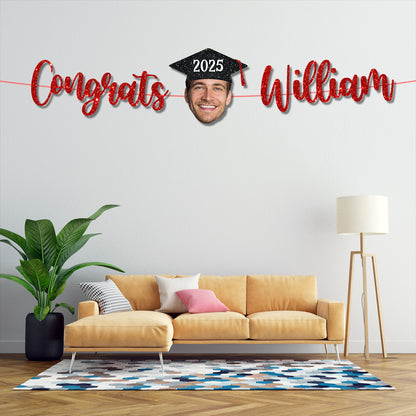 Graduation Party Decor – Custom Alphabet Name Bunting