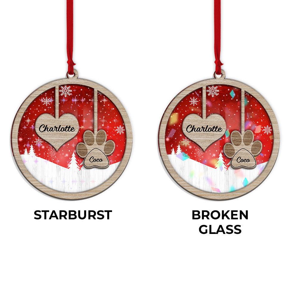 Family Ornament Ornament 2-layered  - Custom Shape Hologram Ornament