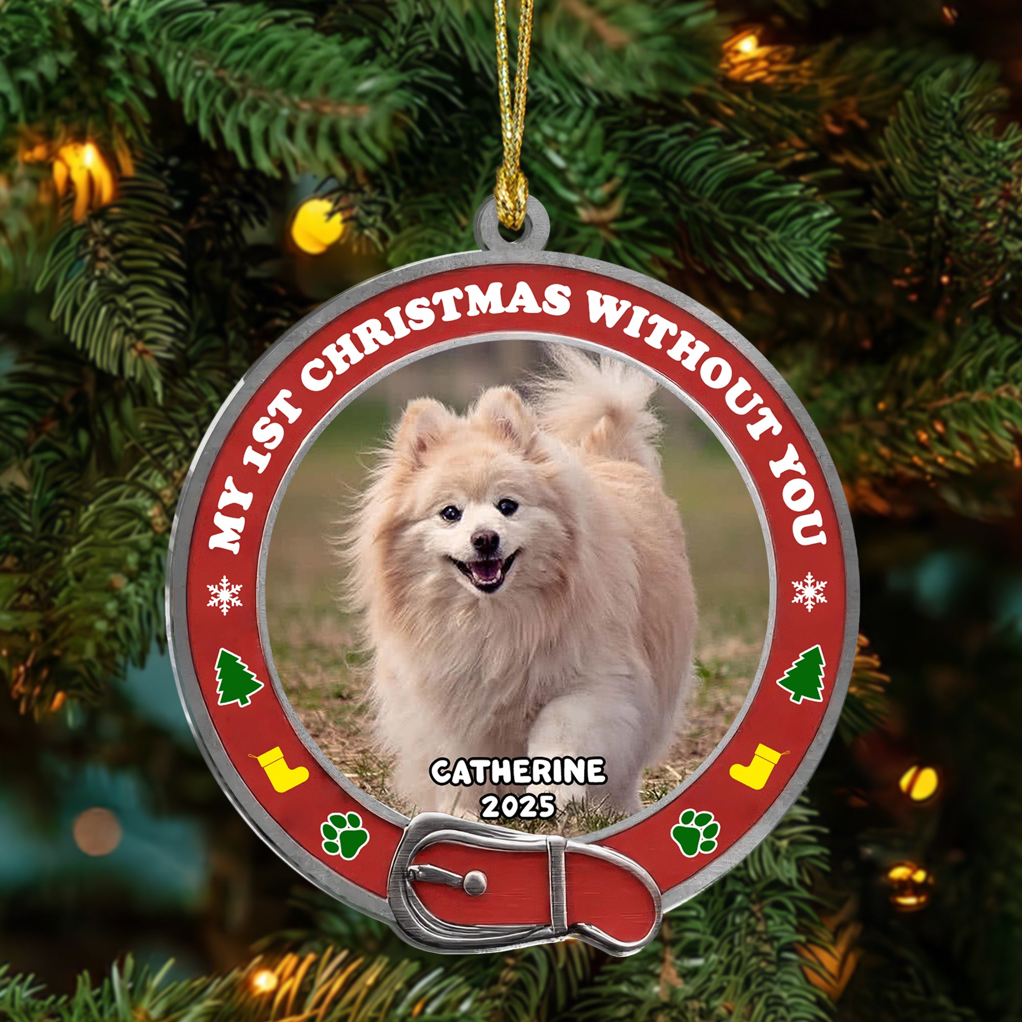 Custom Photo - Pet Lover Hologram Ornament - Family Decoration