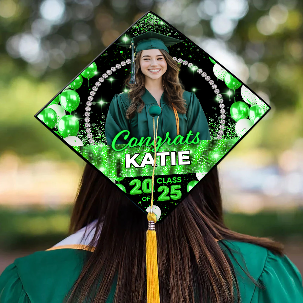 Personalized Class Of 2025 Graduate Cap – Custom Graduation Cap Topper - 2025 Grad Gift