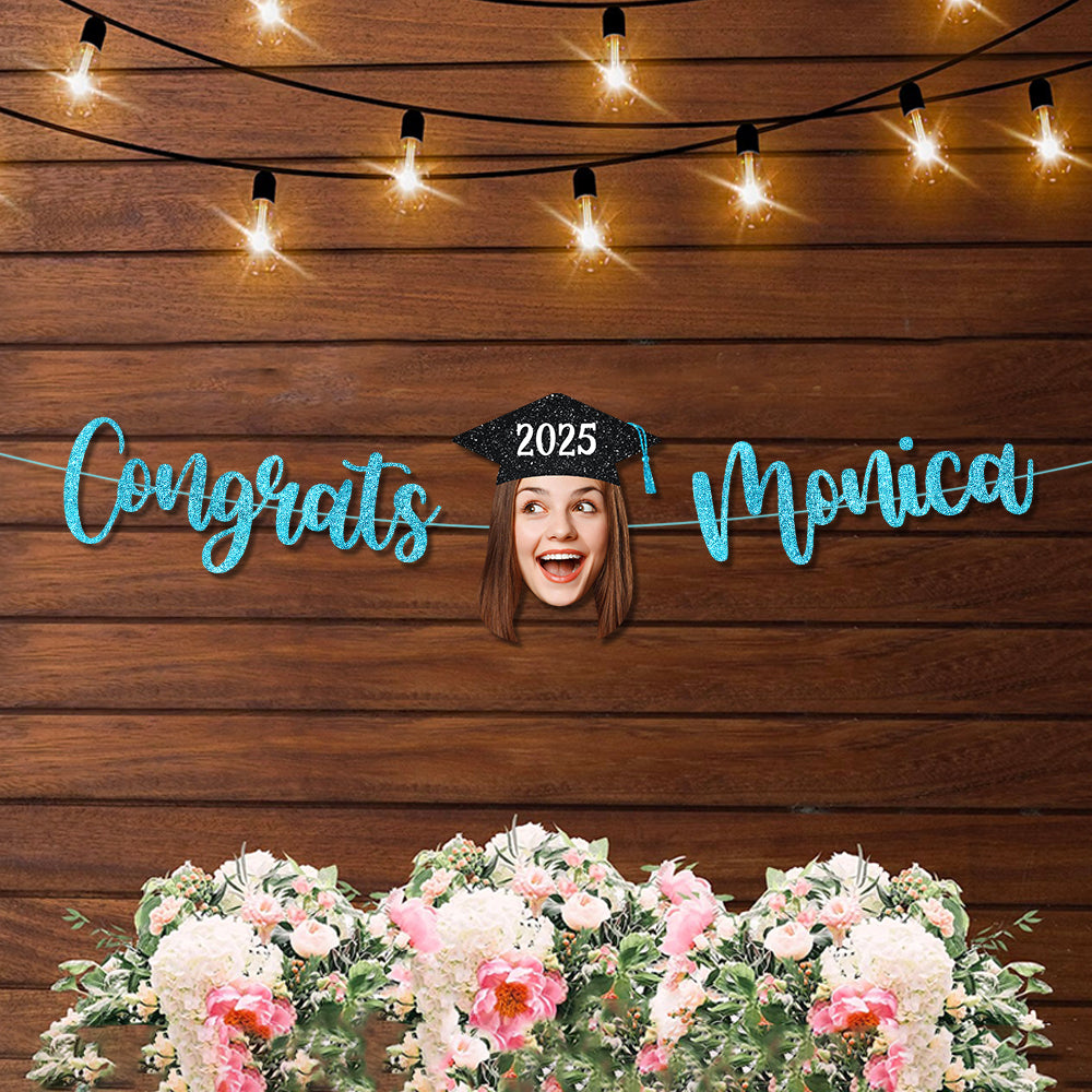 Graduation Party Decor – Custom Alphabet Name Bunting