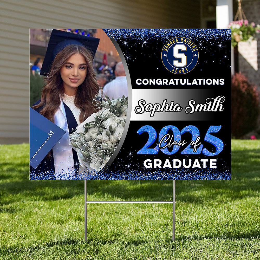 2025 Graduation Lawn Sign Personalized – A Special Gift for a Special Graduate