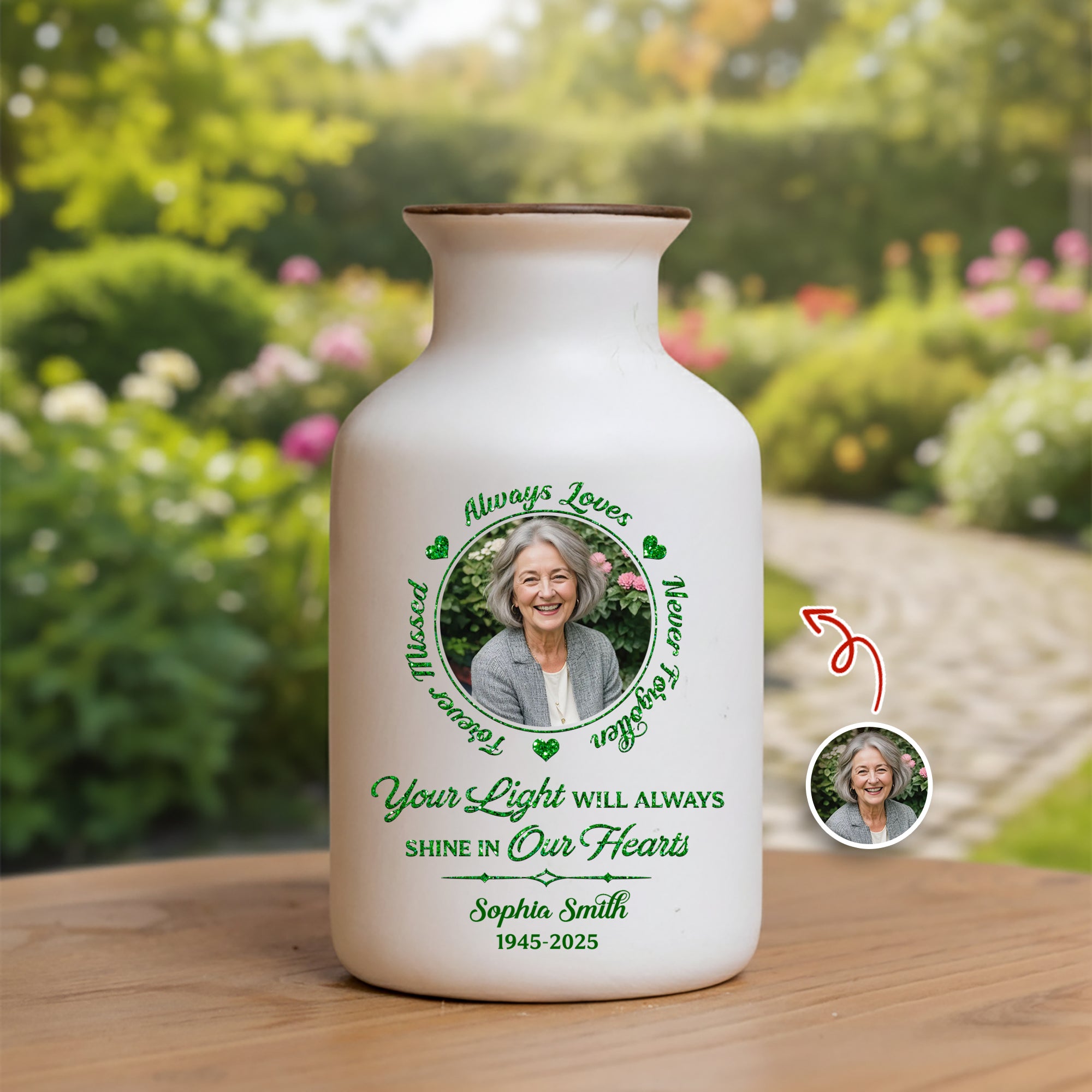 I Am Always With You - Personalized Elegant Ceramic Flower Pot Minimalist