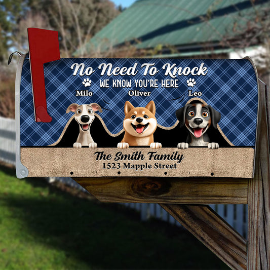 Christmas Funny Address - Personalized Custom Mailbox