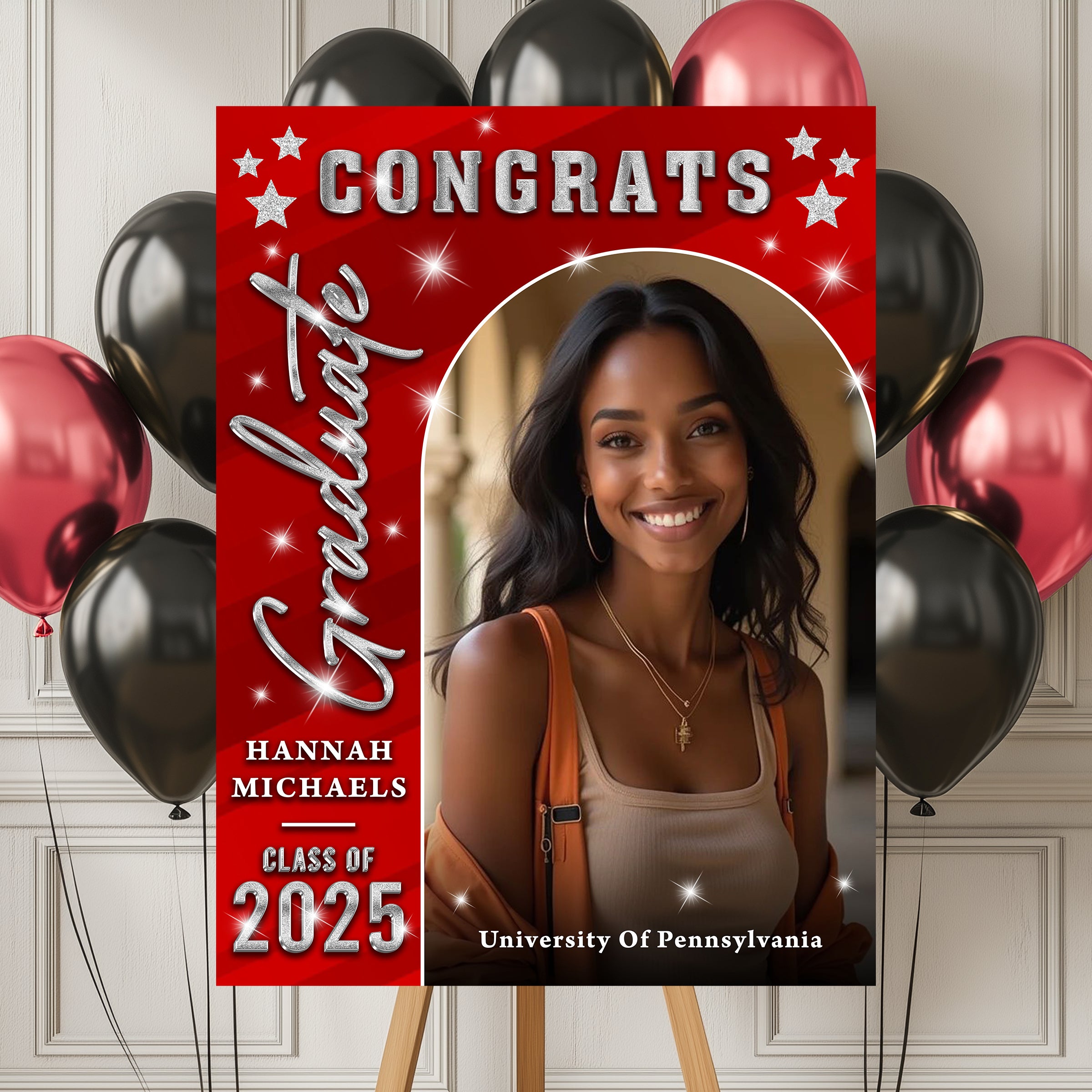 Congrats Graduate Class of 2025 – Personalized Welcome Sign For An Unforgettable Celebration