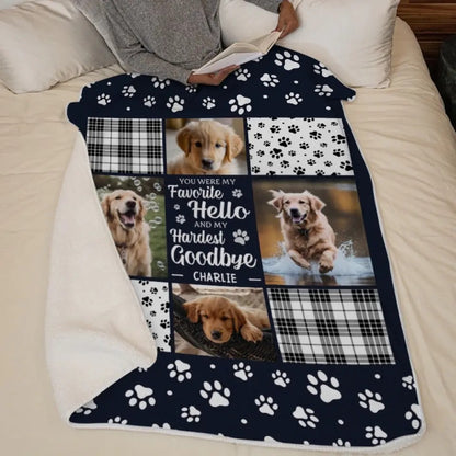 Fur Baby - Custom Pet Gift - Personalized Custom Pet Blanket