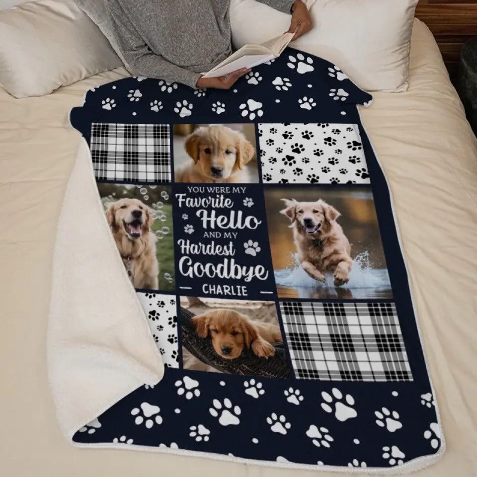 Fur Baby - Custom Pet Gift - Personalized Custom Pet Blanket