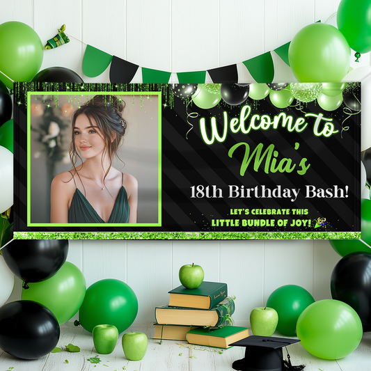 Personalized Birthday Party Banner – Happy Birthday Sign For Party