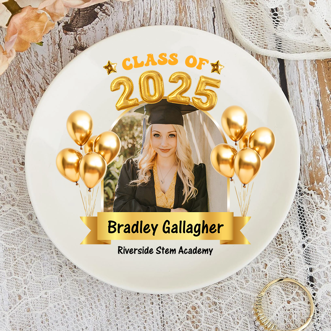 Class Of 2015 Personalized Ceramic Plate