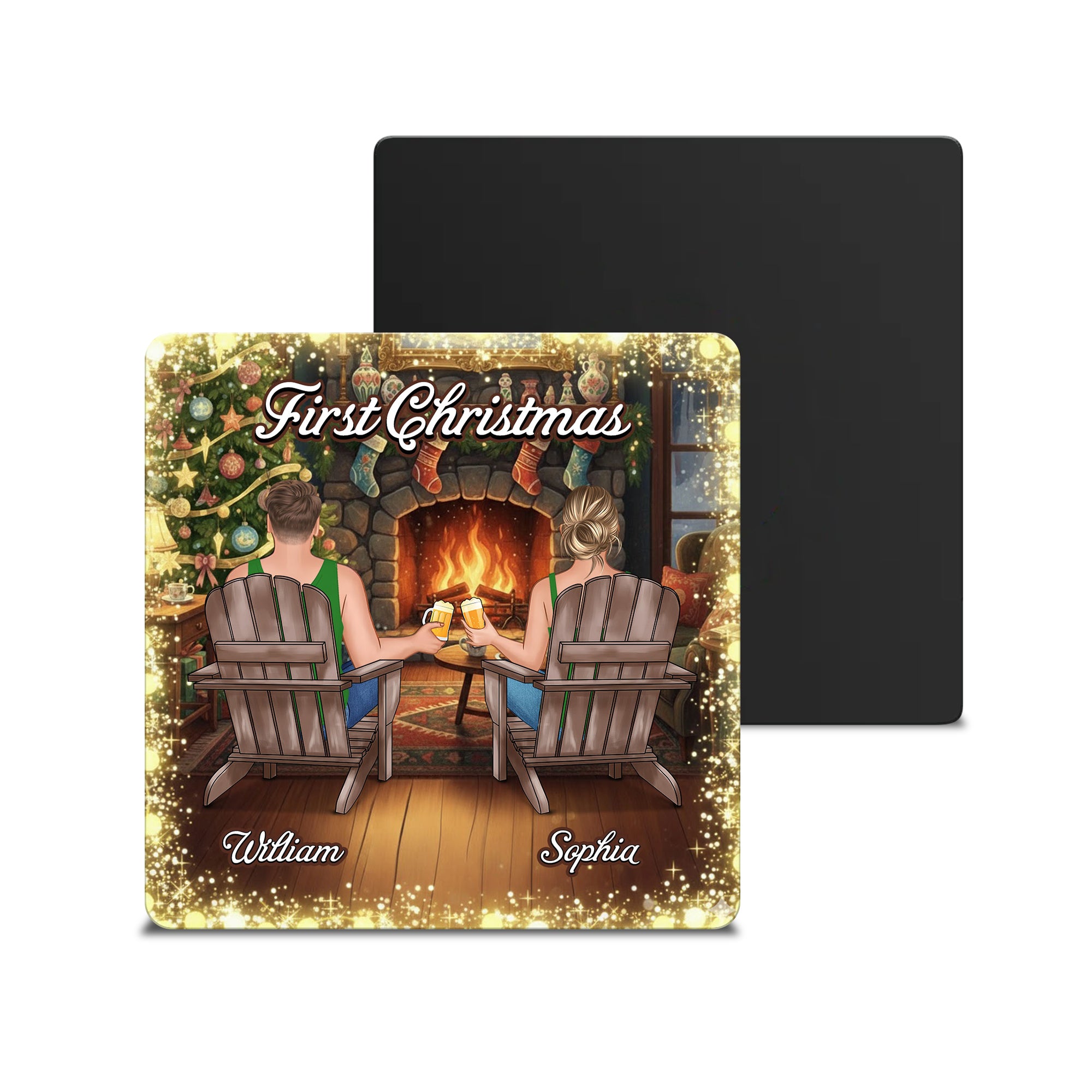 Customized Music Fridge Magnet - Personalized Photo Fridge Magnet - Can Play Songs and Adjust Volume