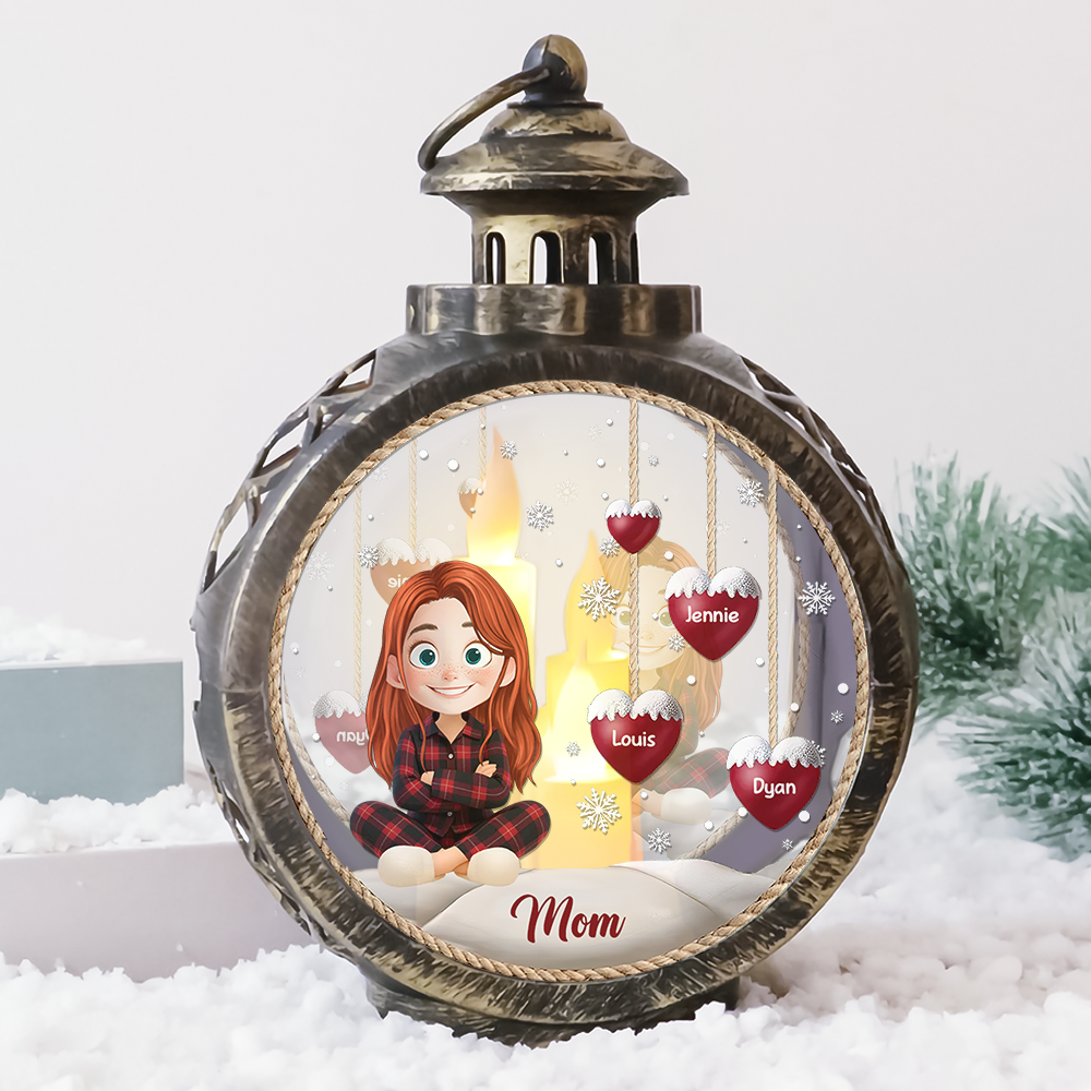Custom Name and Appearance - Personalized Candlelight Lantern Ornament