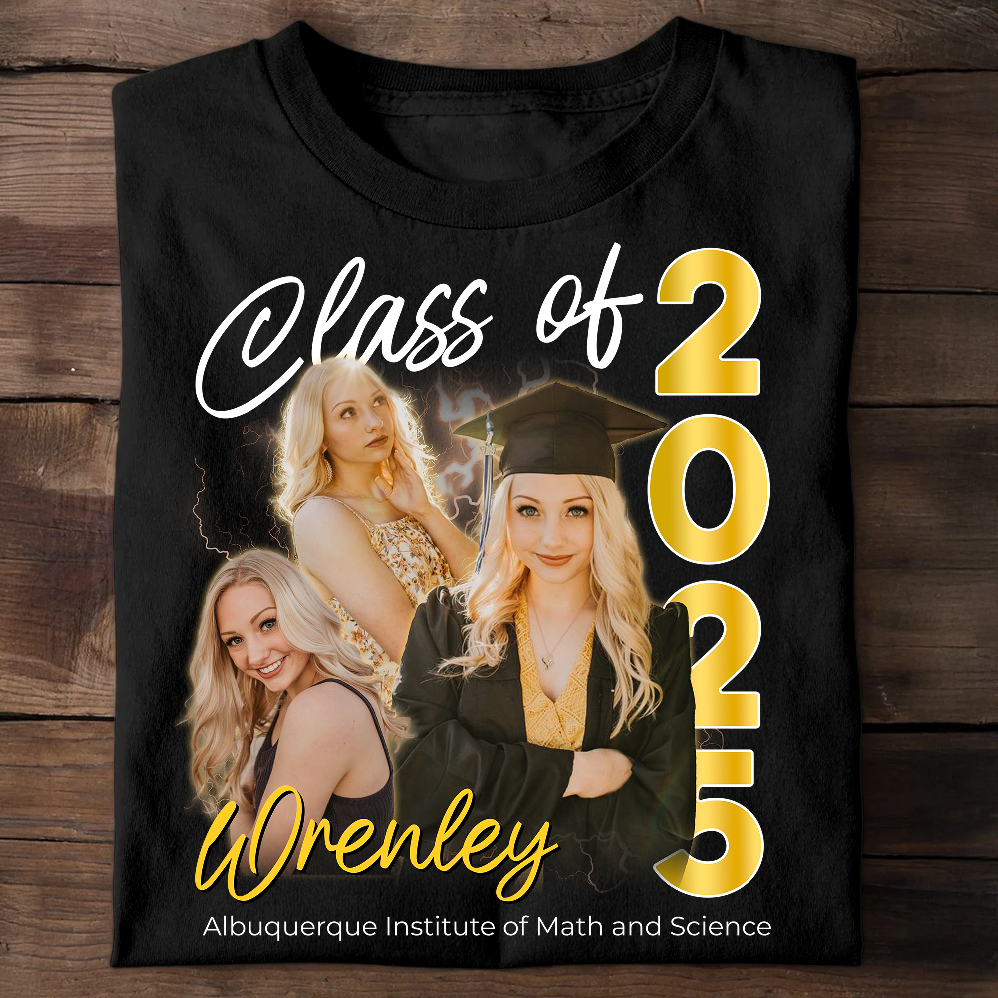 Class Of 2025 Custom Graduation Shirt Personalized Photo T-shirt, Graduation Gift
